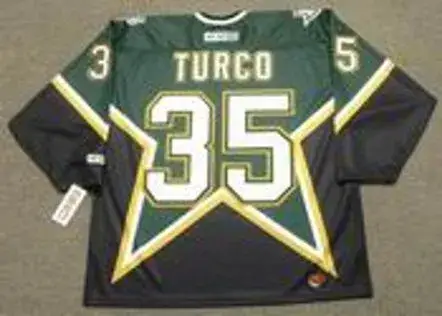 MARTY TURCO Dallas Stars 2003 CCM Throwback NHL Hockey Jersey 
