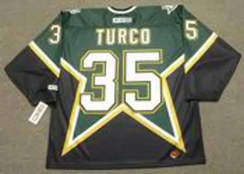 MARTY TURCO Dallas Stars 2003 CCM Throwback NHL Hockey Jersey 