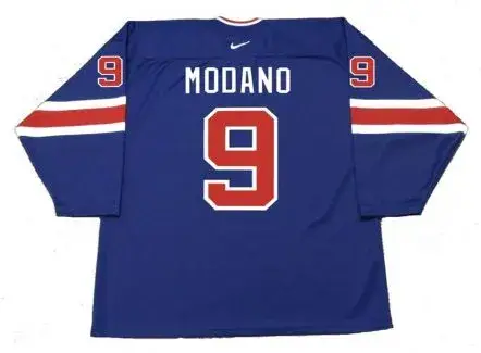 MIKE MODANO 2004 “World Cup” USA Nike Throwback Hockey Jersey