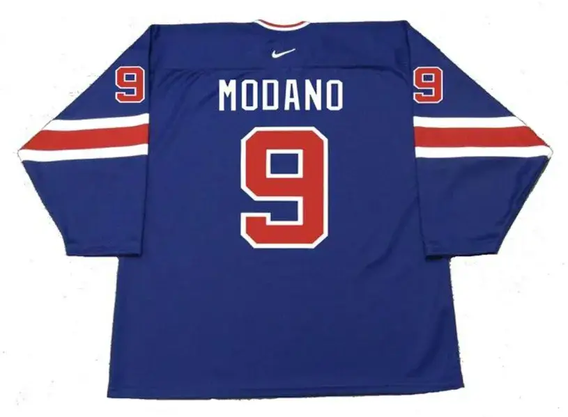 MIKE MODANO 2004 “World Cup” USA Nike Throwback Hockey Jersey