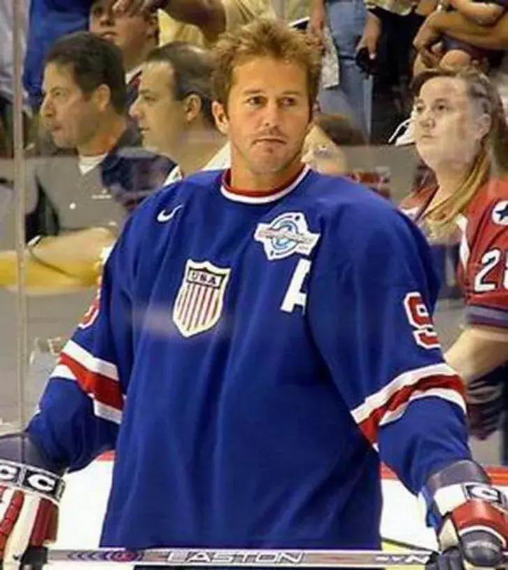 MIKE MODANO 2004 “World Cup” USA Nike Throwback Hockey Jersey 