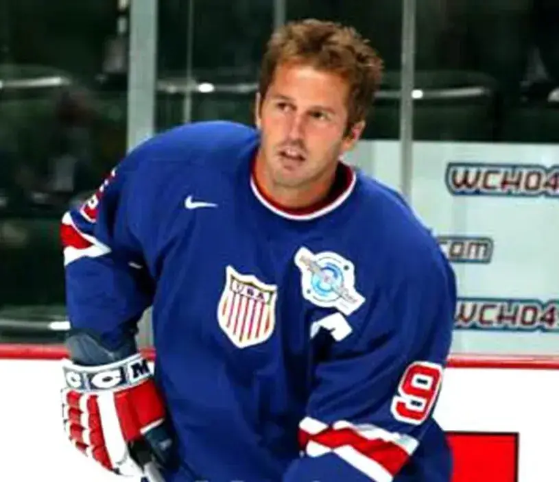 MIKE MODANO 2004 “World Cup” USA Nike Throwback Hockey Jersey 