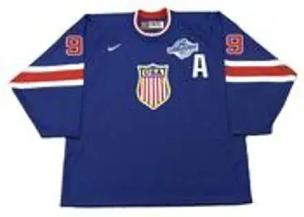 MIKE MODANO 2004 “World Cup” USA Nike Throwback Hockey Jersey 