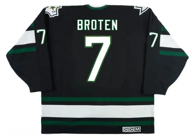 NEAL BROTEN Dallas Stars 1994 Away CCM Throwback NHL Hockey Jersey 