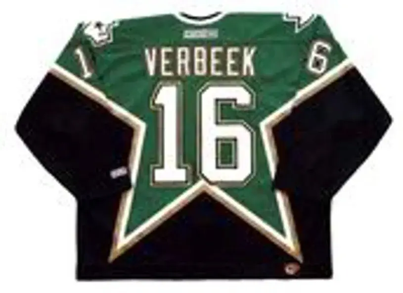 PAT VERBEEK Dallas Stars 1997 CCM Throwback Away NHL Hockey Jersey 