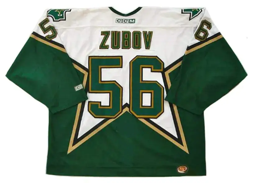 SERGEI ZUBOV Dallas Stars 1999 Home CCM Throwback NHL Hockey Jersey 