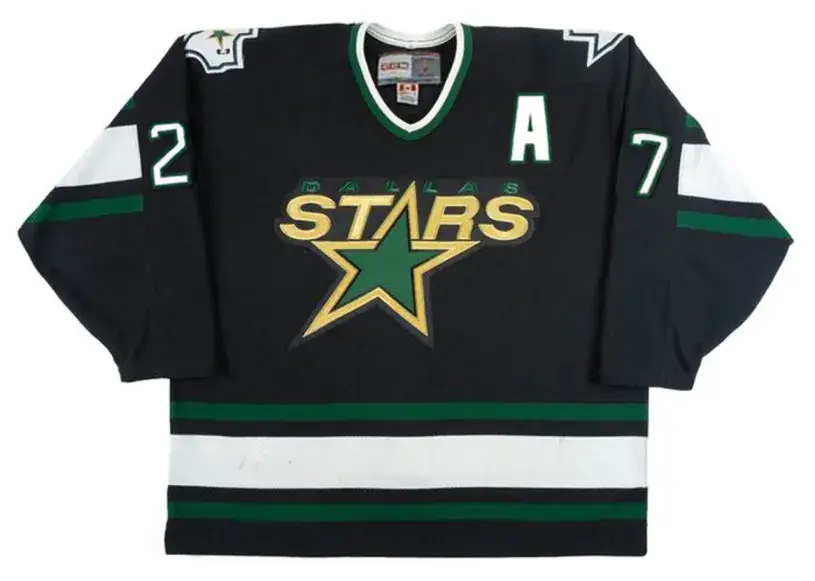 SHANE CHURLA Dallas Stars 1994 Away CCM Throwback NHL Hockey Jersey