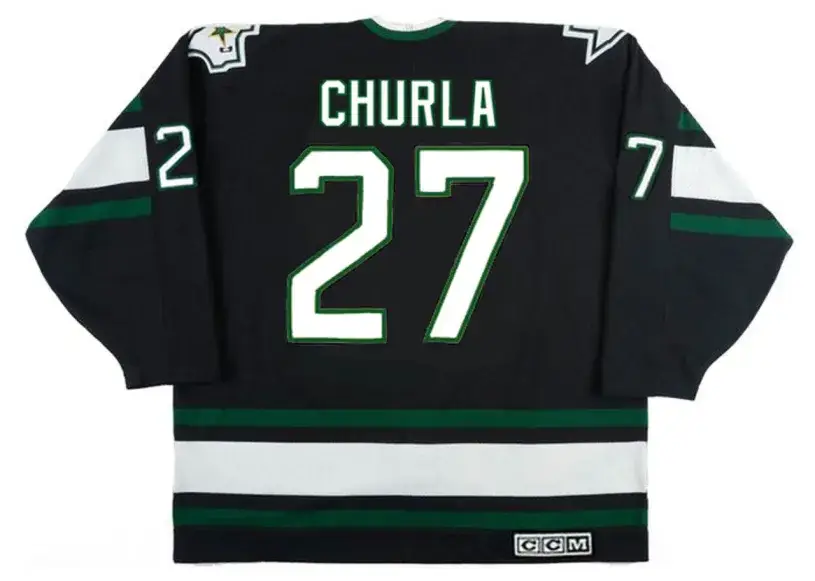 SHANE CHURLA Dallas Stars 1994 Away CCM Throwback NHL Hockey Jersey 