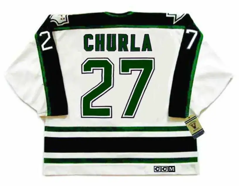 SHANE CHURLA Dallas Stars 1994 Home CCM Throwback NHL Hockey Jersey 