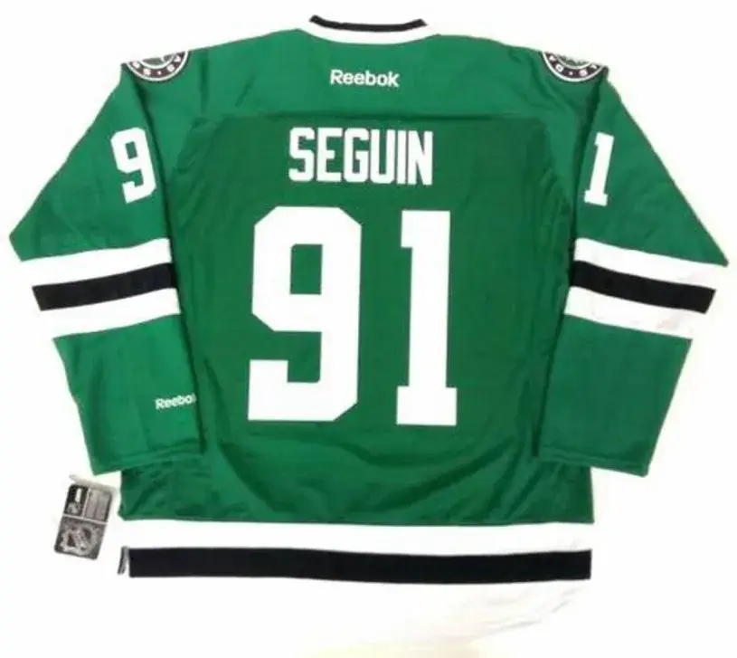 TYLER SEGUIN Dallas Stars 2015 REEBOK Throwback Home NHL Hockey Jersey 
