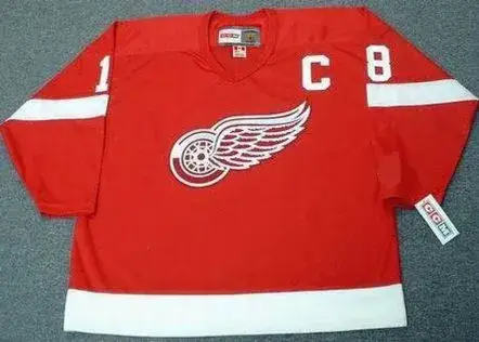 DANNY GARE Detroit Red Wings 1985 Away CCM Throwback NHL Hockey Jersey
