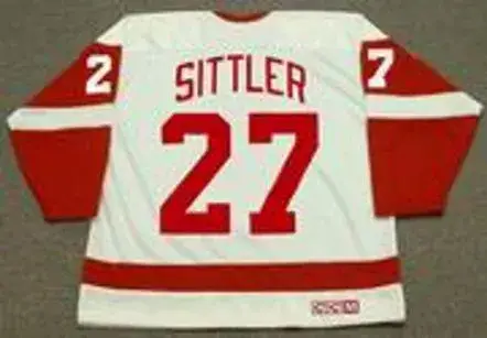 DARRYL SITTLER Detroit Red Wings 1984 CCM Vintage Throwback NHL Hockey Jersey 