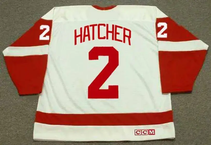 DERIAN HATCHER Detroit Red Wings 2003 Home CCM Throwback NHL Hockey Jersey 