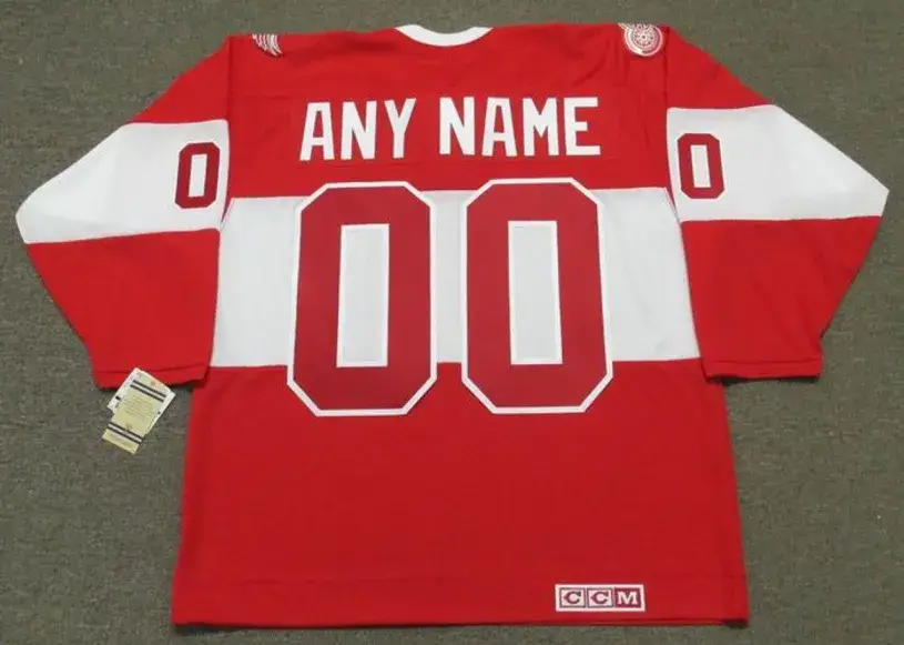 DETROIT RED WINGS 1920’s CCM Vintage Alumni Jersey Customized “Any Name & Number” 
