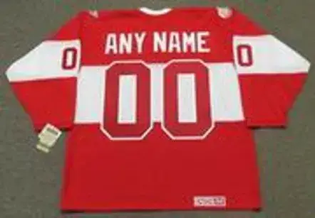DETROIT RED WINGS 1920’s CCM Vintage Alumni Jersey Customized “Any Name & Number” 