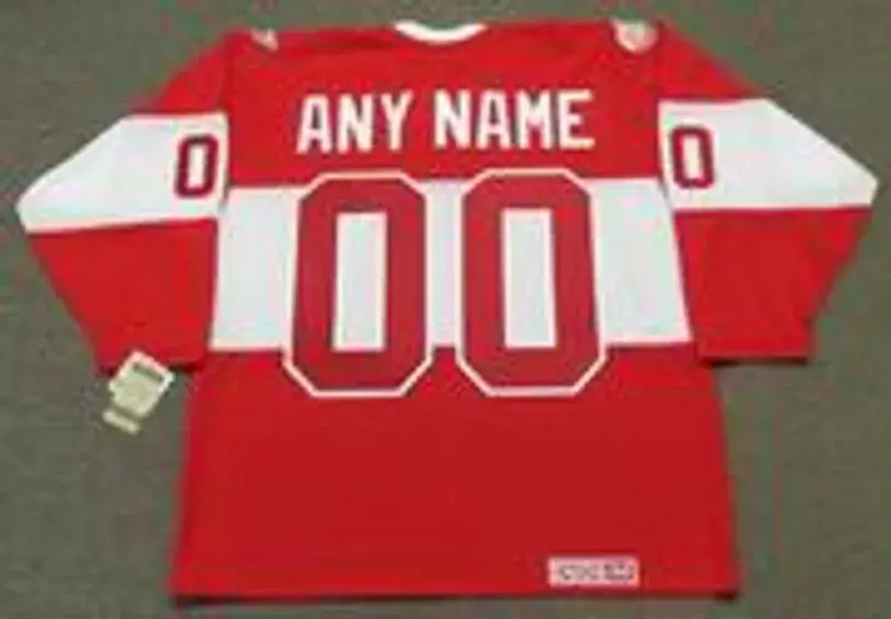 DETROIT RED WINGS 1920’s CCM Vintage Alumni Jersey Customized “Any Name & Number” 