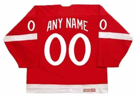 DETROIT RED WINGS 1982 CCM Vintage Jersey Customized “Any Name & Number(s)” 