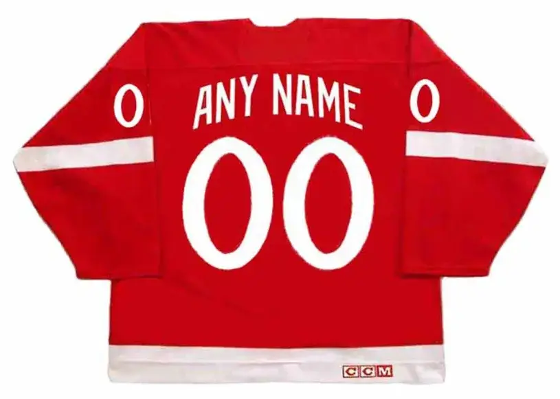 DETROIT RED WINGS 1982 CCM Vintage Jersey Customized “Any Name & Number(s)” 