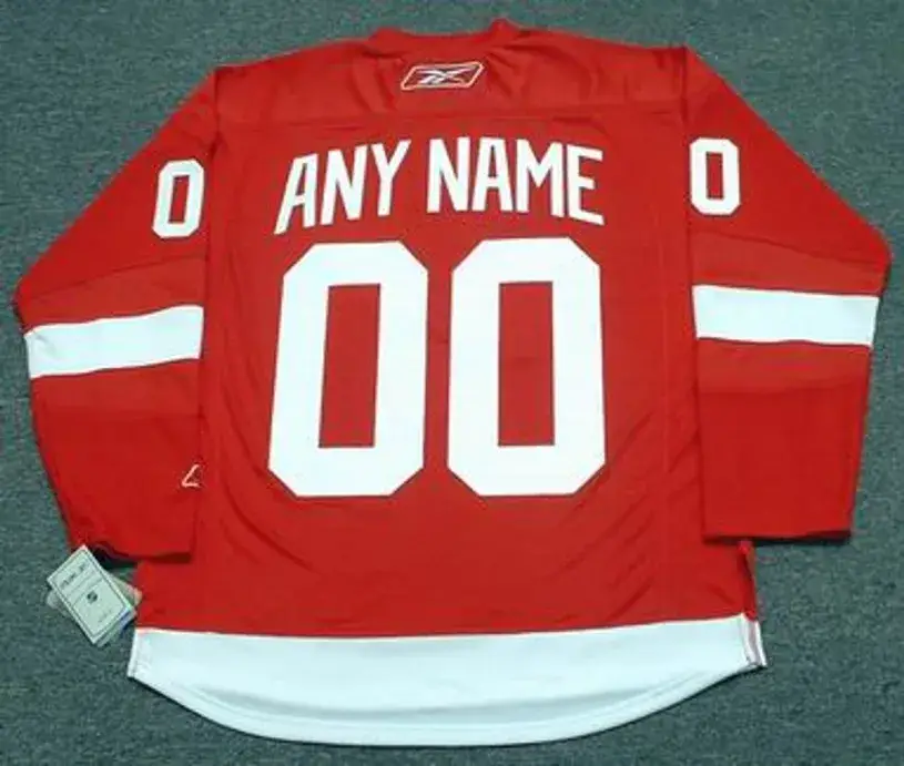DETROIT RED WINGS Reebok 2010 NHL Jersey Customized with “Any Name & Number(s)” 