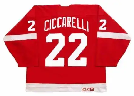 DINO CICCARELLI Detroit Red Wings 1994 CCM Vintage NHL Hockey Jersey 