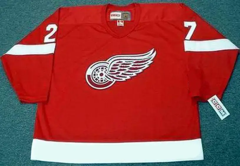 FRANK MAHOVLICH Detroit Red Wings 1968 CCM Throwback NHL Hockey Jersey