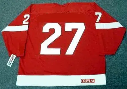 FRANK MAHOVLICH Detroit Red Wings 1968 CCM Throwback NHL Hockey Jersey 
