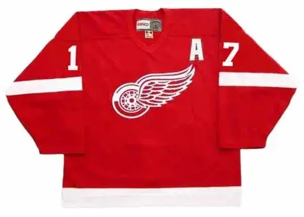 GERARD GALLANT Detroit Red Wings 1988 Away CCM Throwback NHL Hockey Jersey