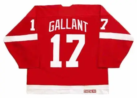 GERARD GALLANT Detroit Red Wings 1988 Away CCM Throwback NHL Hockey Jersey 