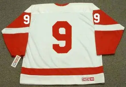GORDIE HOWE Detroit Red Wings 1962 Away CCM Throwback NHL Hockey Jersey 