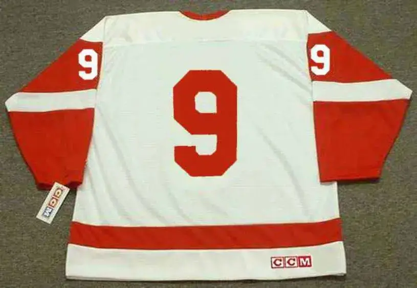 GORDIE HOWE Detroit Red Wings 1962 Away CCM Throwback NHL Hockey Jersey 