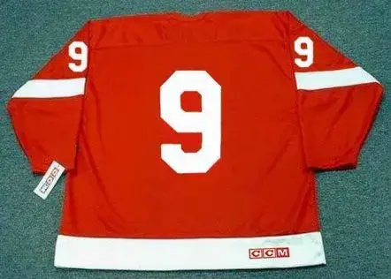 GORDIE HOWE Detroit Red Wings 1962 Home CCM Throwback NHL Hockey Jersey 