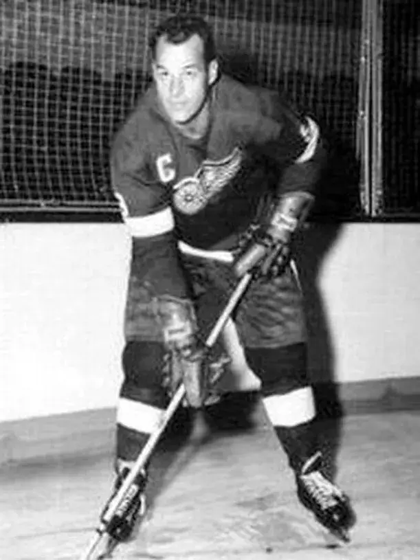GORDIE HOWE Detroit Red Wings 1962 Home CCM Throwback NHL Hockey Jersey 