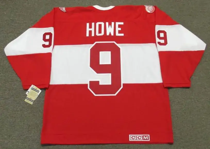 GORDIE HOWE Detroit Red Wings CCM 2014 “Winter Classic” Alumni Hockey Jersey 