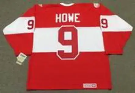 GORDIE HOWE Detroit Red Wings CCM 2014 “Winter Classic” Alumni Hockey Jersey 