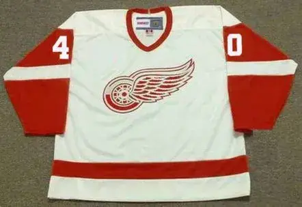 HENRIK ZETTERBERG Detroit Red Wings 2002 Home CCM Throwback NHL Hockey Jersey