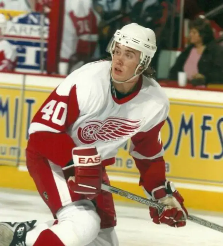 HENRIK ZETTERBERG Detroit Red Wings 2002 Home CCM Throwback NHL Hockey Jersey 
