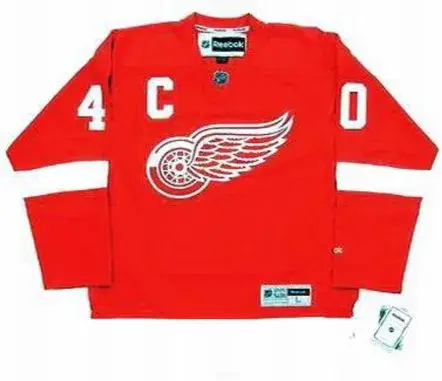 HENRIK ZETTERBERG Detroit Red Wings 2015 REEBOK Throwback NHL Hockey Jersey