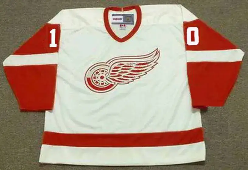 JIMMY CARSON Detroit Red Wings 1990 Home CCM Throwback NHL Hockey Jersey