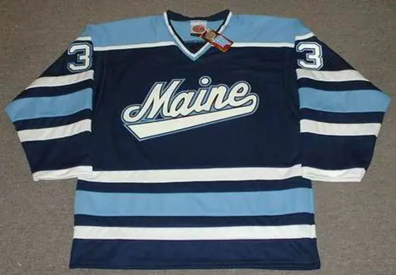 JIMMY HOWARD Maine Black Bears 2004 Throwback NCAA Hockey Jersey