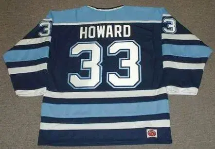 JIMMY HOWARD Maine Black Bears 2004 Throwback NCAA Hockey Jersey 