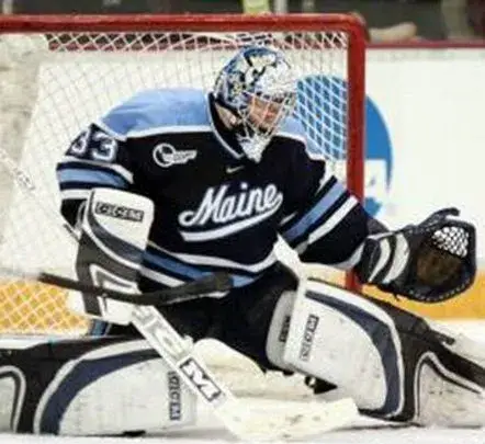 JIMMY HOWARD Maine Black Bears 2004 Throwback NCAA Hockey Jersey 