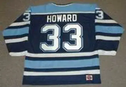 JIMMY HOWARD Maine Black Bears 2004 Throwback NCAA Hockey Jersey 