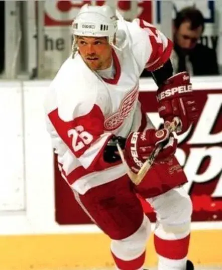JOEY KOCUR Detroit Red Wings 1989 Home CCM Throwback NHL Hockey Jersey 