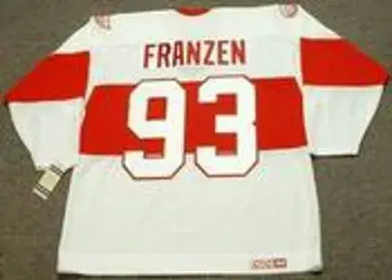 JOHAN FRANZEN Detroit Red Wings 1920’s CCM Vintage Throwback NHL Hockey Jersey 