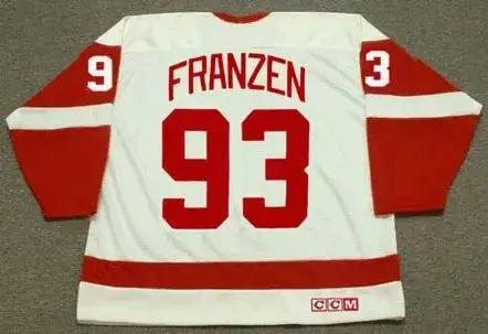 JOHAN FRANZEN Detroit Red Wings 2006 Away CCM Throwback NHL Hockey Jersey 