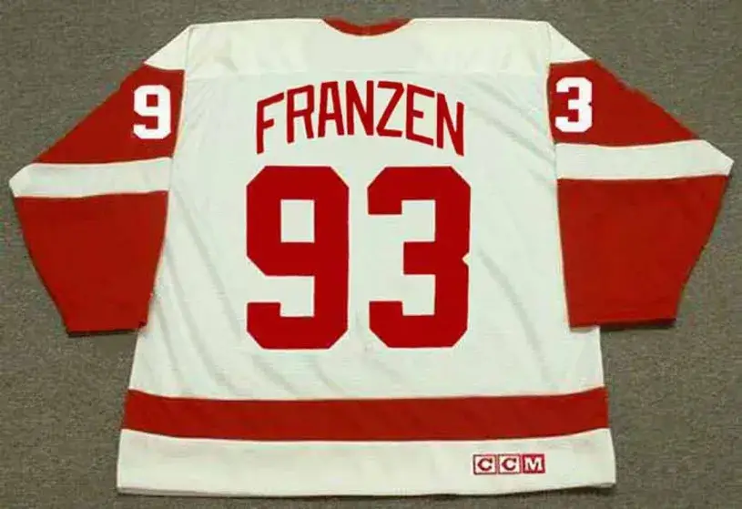 JOHAN FRANZEN Detroit Red Wings 2006 Away CCM Throwback NHL Hockey Jersey 