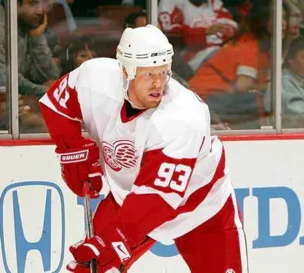 JOHAN FRANZEN Detroit Red Wings 2006 Away CCM Throwback NHL Hockey Jersey 