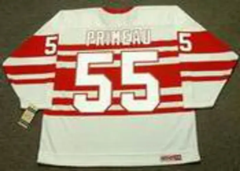 KEITH PRIMEAU Detroit Red Wings 1992 CCM Vintage Throwback NHL Hockey Jersey 