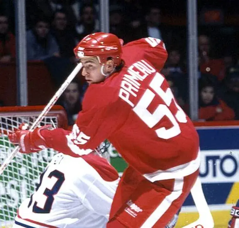 KEITH PRIMEAU Detroit Red Wings 1993 CCM Vintage NHL Hockey Jersey 