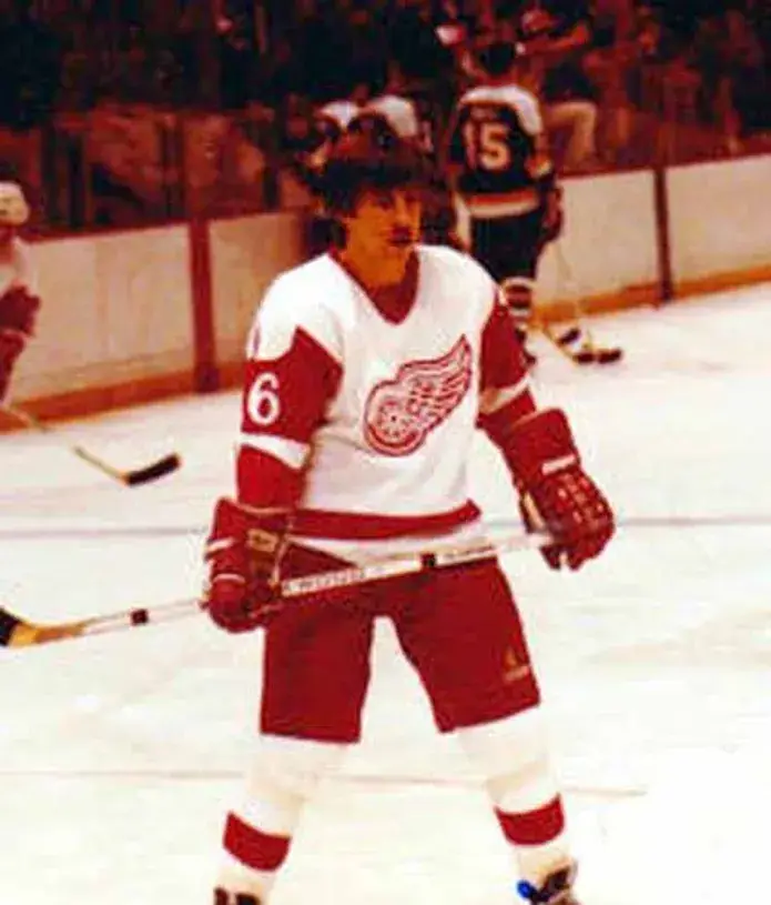 KELLY KISIO Detroit Red Wings 1982 CCM Vintage Throwback NHL Hockey Jersey 